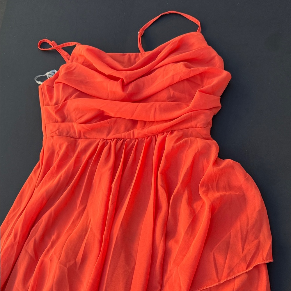 Vibrant Orange Dress